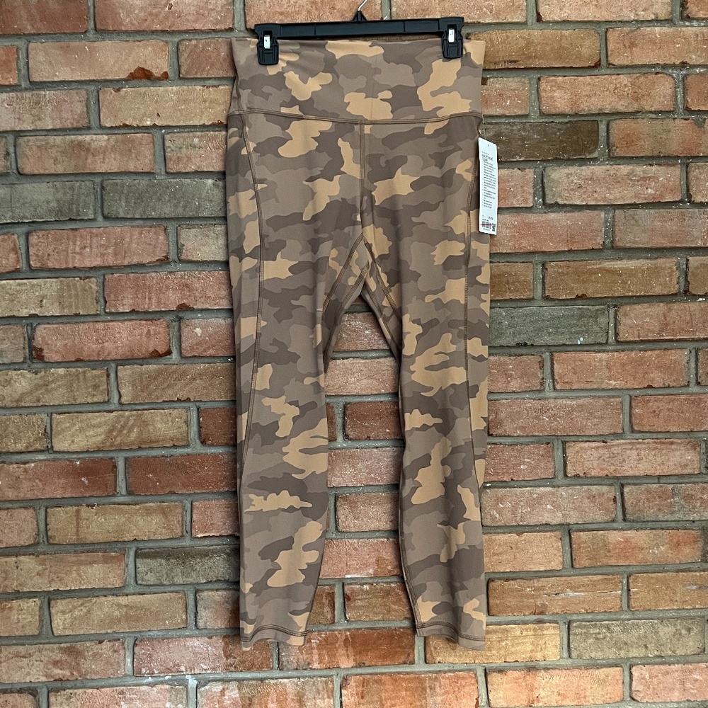 lululemon Align High Rise Pant 25" w/Pockets in Heritage 365 Camo Beige Multi 12